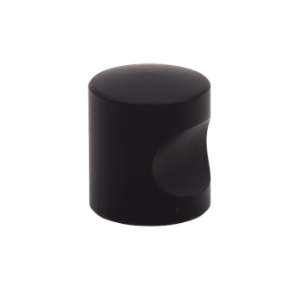 Bouton à encoche inox noir mat à tête bombée