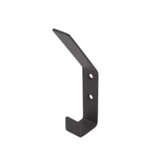 Porte manteau 2 têtes inox noir mat