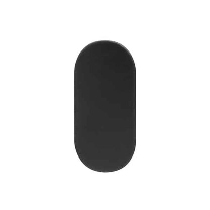 Rosaces ovales BDC noir mat