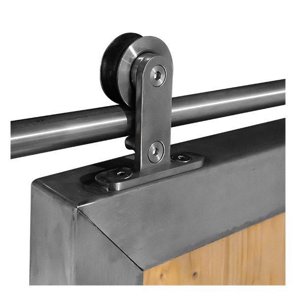 Ferrure de porte coulissante bois/métal Enfield 1 - Design-Mat